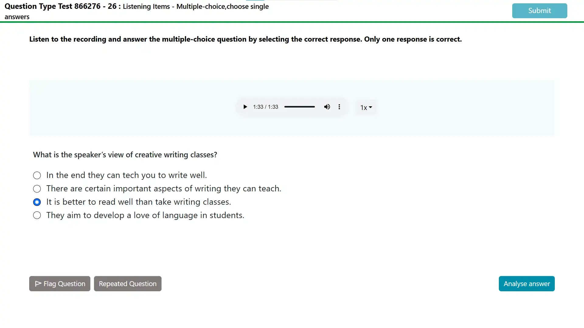 Online Practice Test