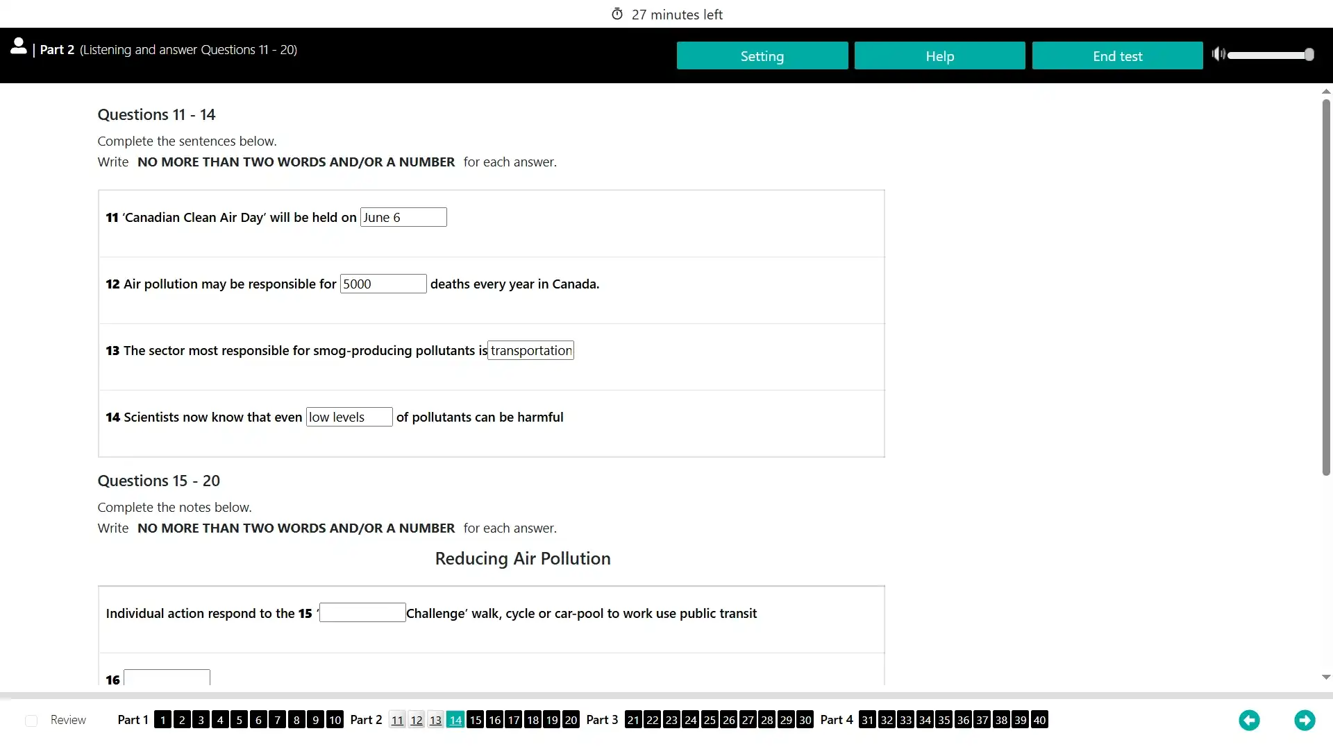 Free CD IELTS Mock test